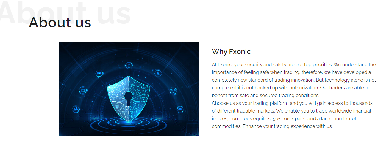 why trade with Fxonic