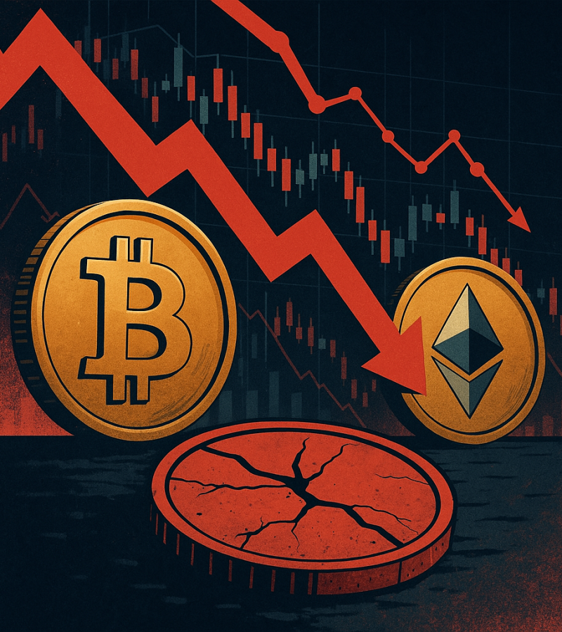 Crypto Market Struggles Amid Bitcoin & Ethereum Price Declines