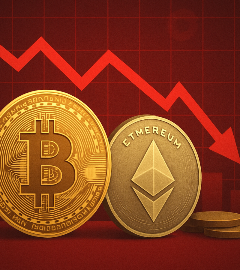 Crypto Market Struggles Amid Bitcoin & Ethereum Price Declines